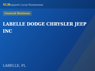 LABELLE DODGE CHRYSLER JEEP INC — General Business in LABELLE, FL