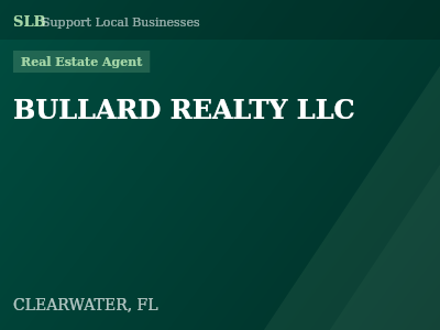 BULLARD REALTY LLC — Real Estate Agent in CLEARWATER, FL