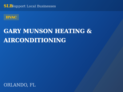 GARY MUNSON HEATING & AIRCONDITIONING — HVAC in ORLANDO, FL