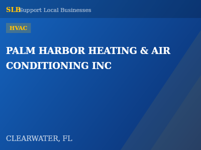 PALM HARBOR HEATING & AIR CONDITIONING INC — HVAC in CLEARWATER, FL