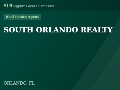 SOUTH ORLANDO REALTY — Real Estate Agent in ORLANDO, FL