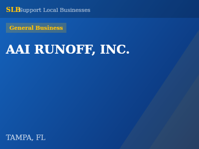 AAI RUNOFF, INC. — General Business in TAMPA, FL