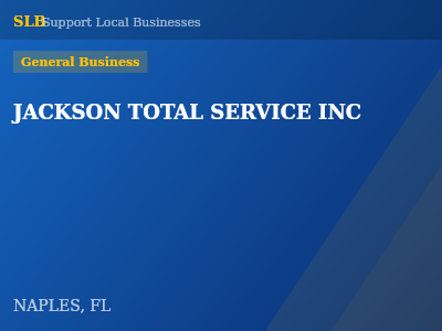 JACKSON TOTAL SERVICE INC — General Business in NAPLES, FL
