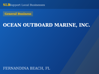 OCEAN OUTBOARD MARINE, INC. — General Business in FERNANDINA BEACH, FL