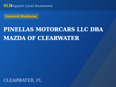PINELLAS MOTORCARS LLC DBA MAZDA OF CLEARWATER — General Business in CLEARWATER, FL