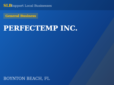 PERFECTEMP INC. — General Business in BOYNTON BEACH, FL