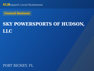 SKY POWERSPORTS OF HUDSON, LLC — General Business in PORT RICHEY, FL