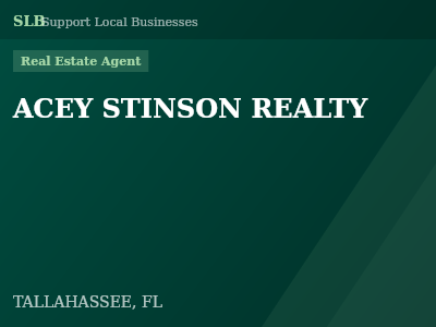 ACEY STINSON REALTY — Real Estate Agent in TALLAHASSEE, FL