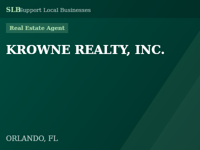 KROWNE REALTY, INC. — Real Estate Agent in ORLANDO, FL