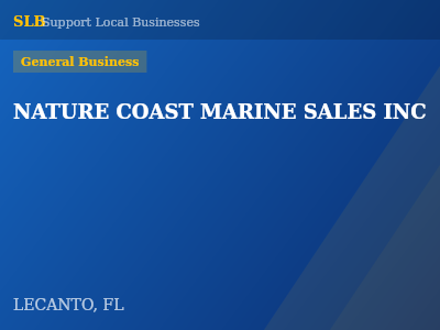 NATURE COAST MARINE SALES INC — General Business in LECANTO, FL