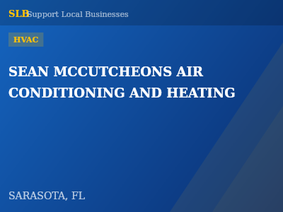 SEAN MCCUTCHEONS AIR CONDITIONING AND HEATING — HVAC in SARASOTA, FL