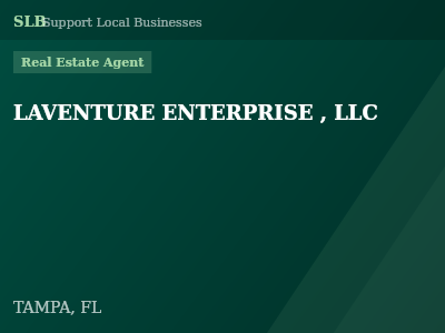 LAVENTURE ENTERPRISE , LLC — Real Estate Agent in TAMPA, FL