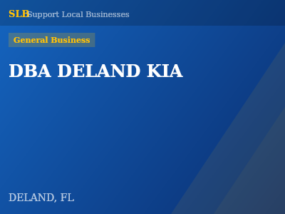 DBA DELAND KIA — General Business in DELAND, FL