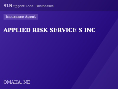 APPLIED RISK SERVICE S INC — Insurance Agent in OMAHA, NE