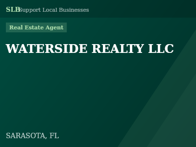 WATERSIDE REALTY LLC — Real Estate Agent in SARASOTA, FL