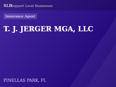 T. J. JERGER MGA, LLC — Insurance Agent in PINELLAS PARK, FL