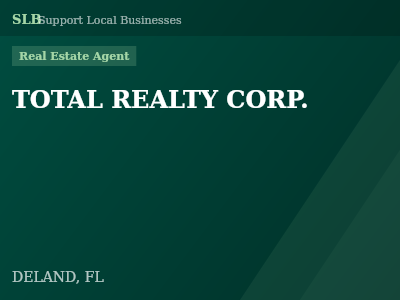 TOTAL REALTY CORP. — Real Estate Agent in DELAND, FL