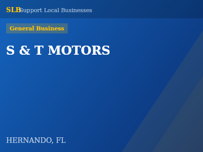 S & T MOTORS — General Business in HERNANDO, FL
