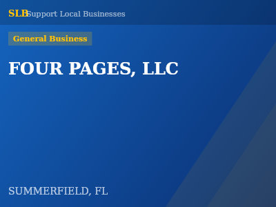 FOUR PAGES, LLC — General Business in SUMMERFIELD, FL