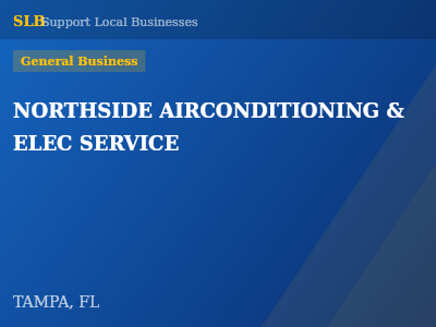 NORTHSIDE AIRCONDITIONING & ELEC SERVICE — General Business in TAMPA, FL