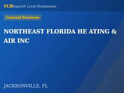 NORTHEAST FLORIDA HE ATING & AIR INC — General Business in JACKSONVILLE, FL