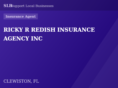 RICKY R REDISH INSURANCE AGENCY INC — Insurance Agent in CLEWISTON, FL