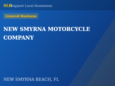 NEW SMYRNA MOTORCYCLE COMPANY — General Business in NEW SMYRNA BEACH, FL