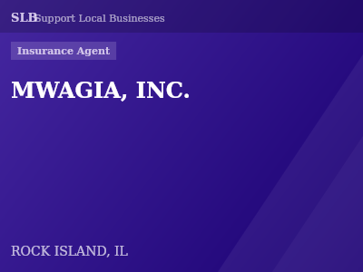 MWAGIA, INC. — Insurance Agent in ROCK ISLAND, IL