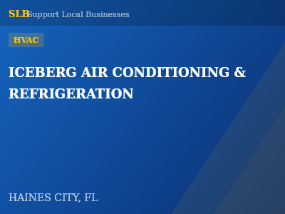 ICEBERG AIR CONDITIONING & REFRIGERATION — HVAC in HAINES CITY, FL