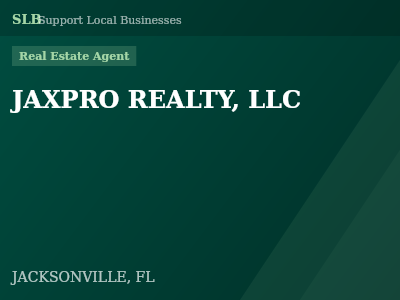 JAXPRO REALTY, LLC — Real Estate Agent in JACKSONVILLE, FL