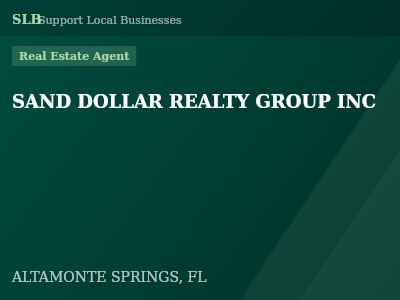 SAND DOLLAR REALTY GROUP INC — Real Estate Agent in ALTAMONTE SPRINGS, FL