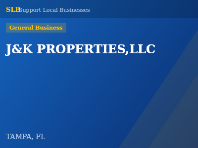 J&K PROPERTIES,LLC — General Business in TAMPA, FL