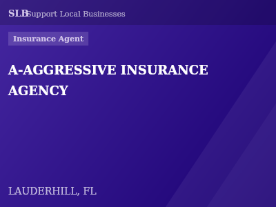 A-AGGRESSIVE INSURANCE AGENCY — Insurance Agent in LAUDERHILL, FL