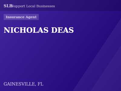 NICHOLAS DEAS — Insurance Agent in GAINESVILLE, FL