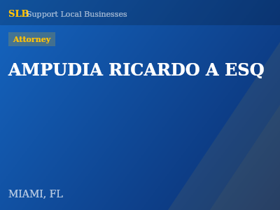 AMPUDIA RICARDO A ESQ — Attorney in MIAMI, FL