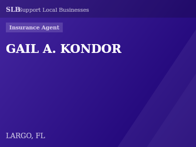 GAIL A. KONDOR — Insurance Agent in LARGO, FL