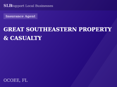 GREAT SOUTHEASTERN PROPERTY & CASUALTY — Insurance Agent in OCOEE, FL