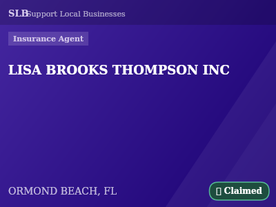 LISA BROOKS THOMPSON INC — Insurance Agent in ORMOND BEACH, FL