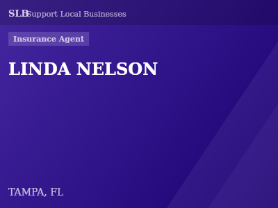 LINDA NELSON — Insurance Agent in TAMPA, FL