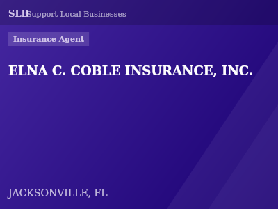 ELNA C. COBLE INSURANCE, INC. — Insurance Agent in JACKSONVILLE, FL
