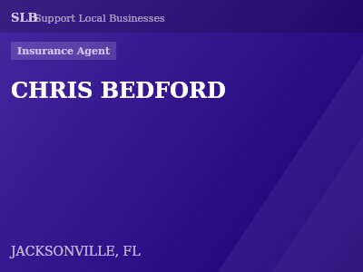 CHRIS BEDFORD — Insurance Agent in JACKSONVILLE, FL