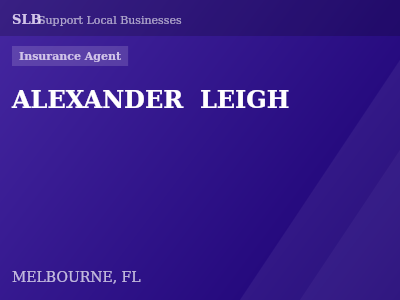 ALEXANDER  LEIGH — Insurance Agent in MELBOURNE, FL