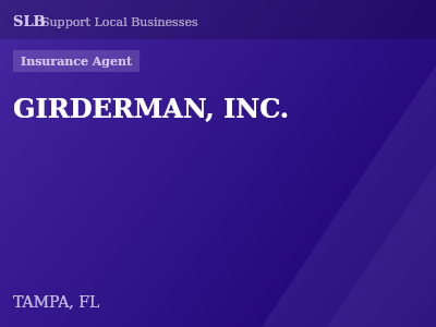 GIRDERMAN, INC. — Insurance Agent in TAMPA, FL