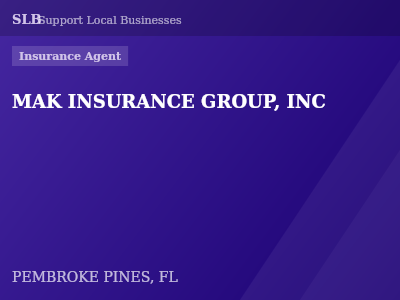 MAK INSURANCE GROUP, INC — Insurance Agent in PEMBROKE PINES, FL