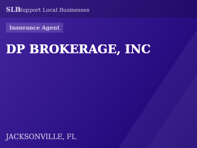 DP BROKERAGE, INC — Insurance Agent in JACKSONVILLE, FL