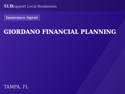 GIORDANO FINANCIAL PLANNING — Insurance Agent in TAMPA, FL