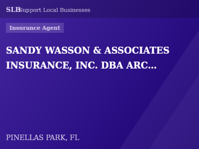 SANDY WASSON & ASSOCIATES INSURANCE, INC. DBA ARCW INSURANCE DBA ARCW LEAVITT INSURANCE SERVICES — Insurance Agent in PINELLAS PARK, FL
