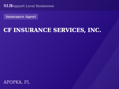 CF INSURANCE SERVICES, INC. — Insurance Agent in APOPKA, FL