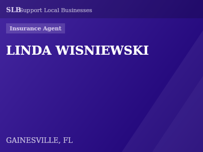 LINDA WISNIEWSKI — Insurance Agent in GAINESVILLE, FL