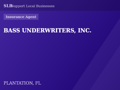 BASS UNDERWRITERS, INC. — Insurance Agent in PLANTATION, FL